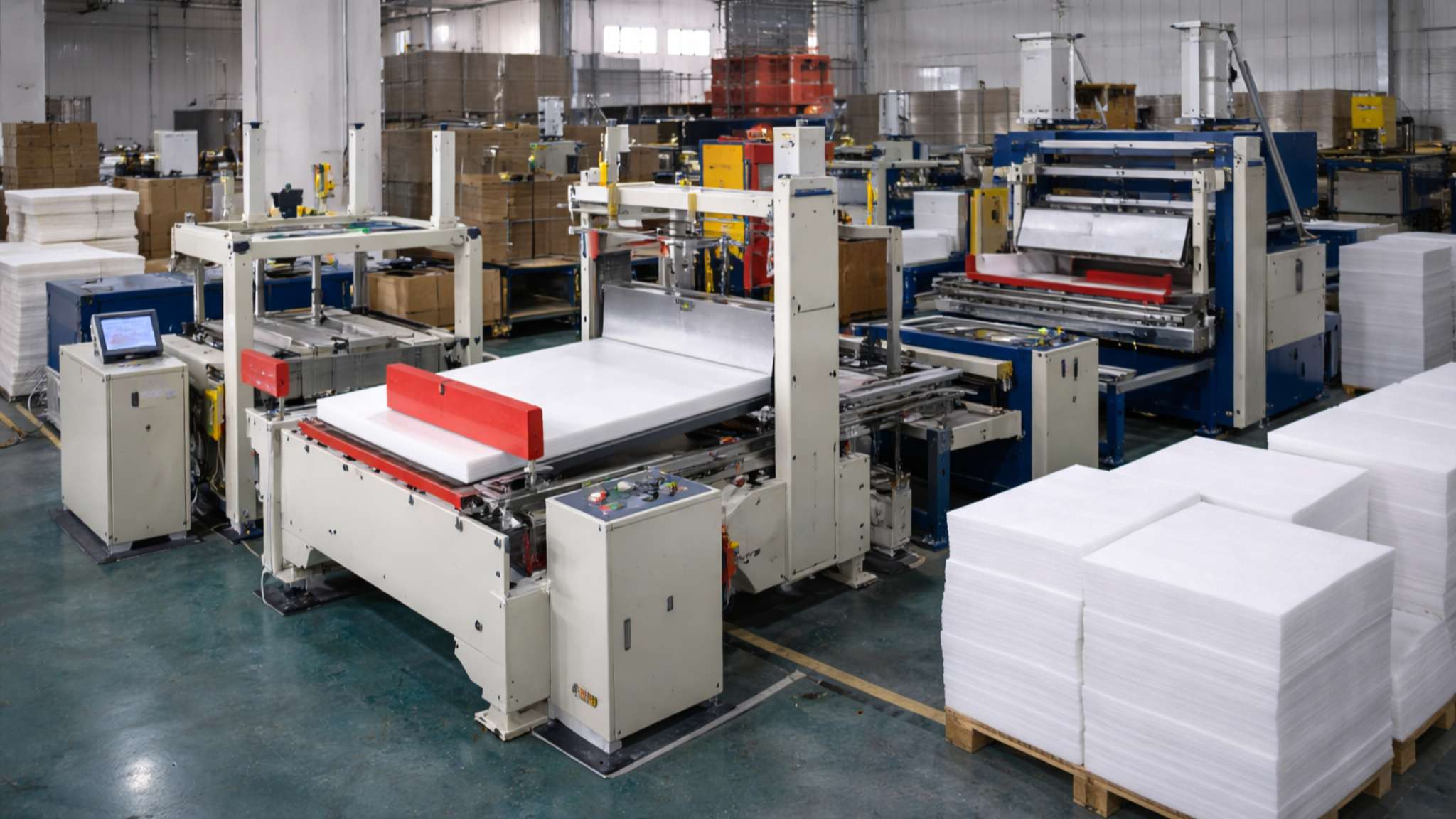 EPE Foam Processing & Assembly Machine (泡棉加工·组装设备) – Máy gia công & lắp ráp xốp EPE