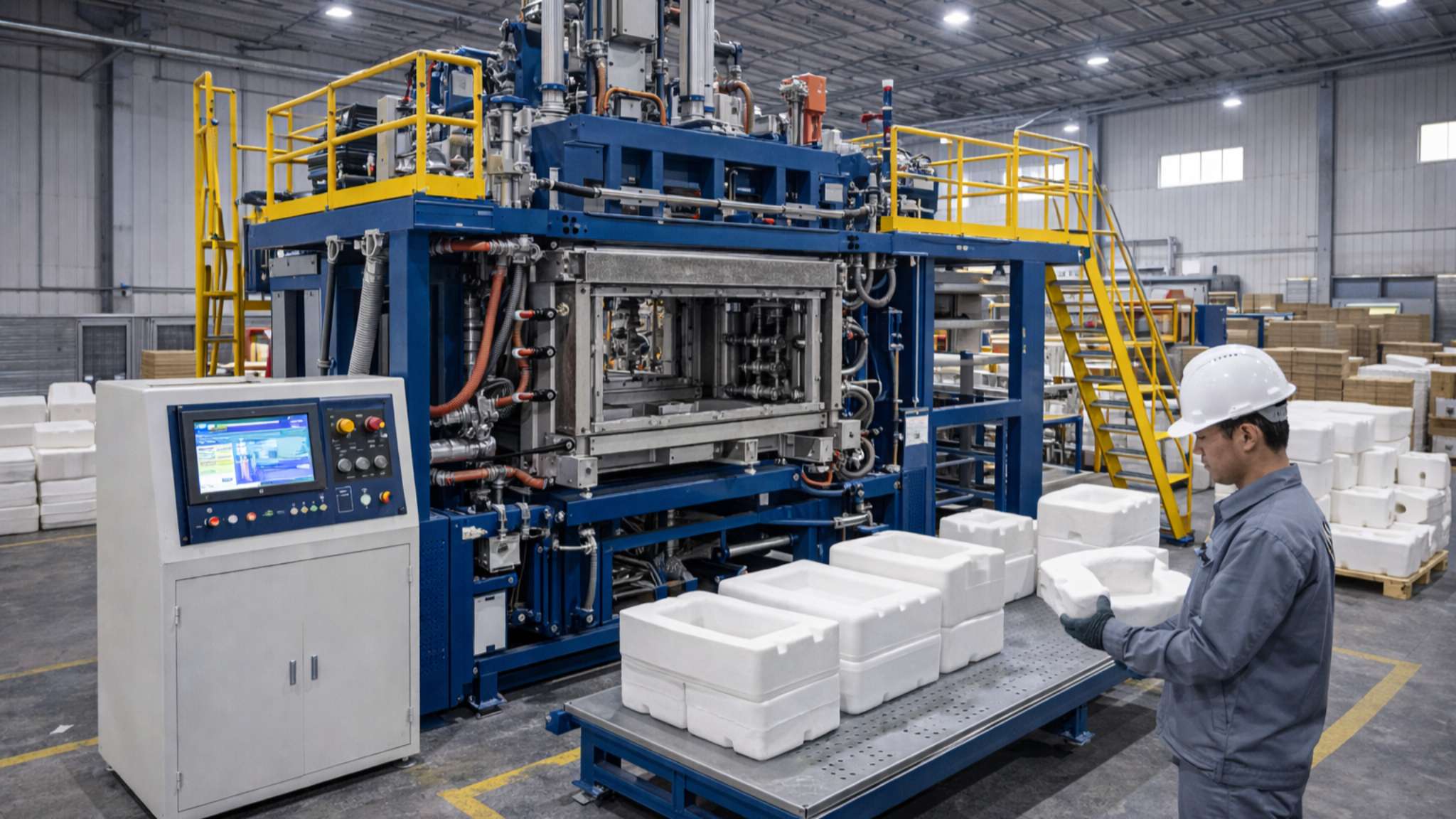 EPP Molding Machine (EPP 成型机) – Máy đúc xốp EPP