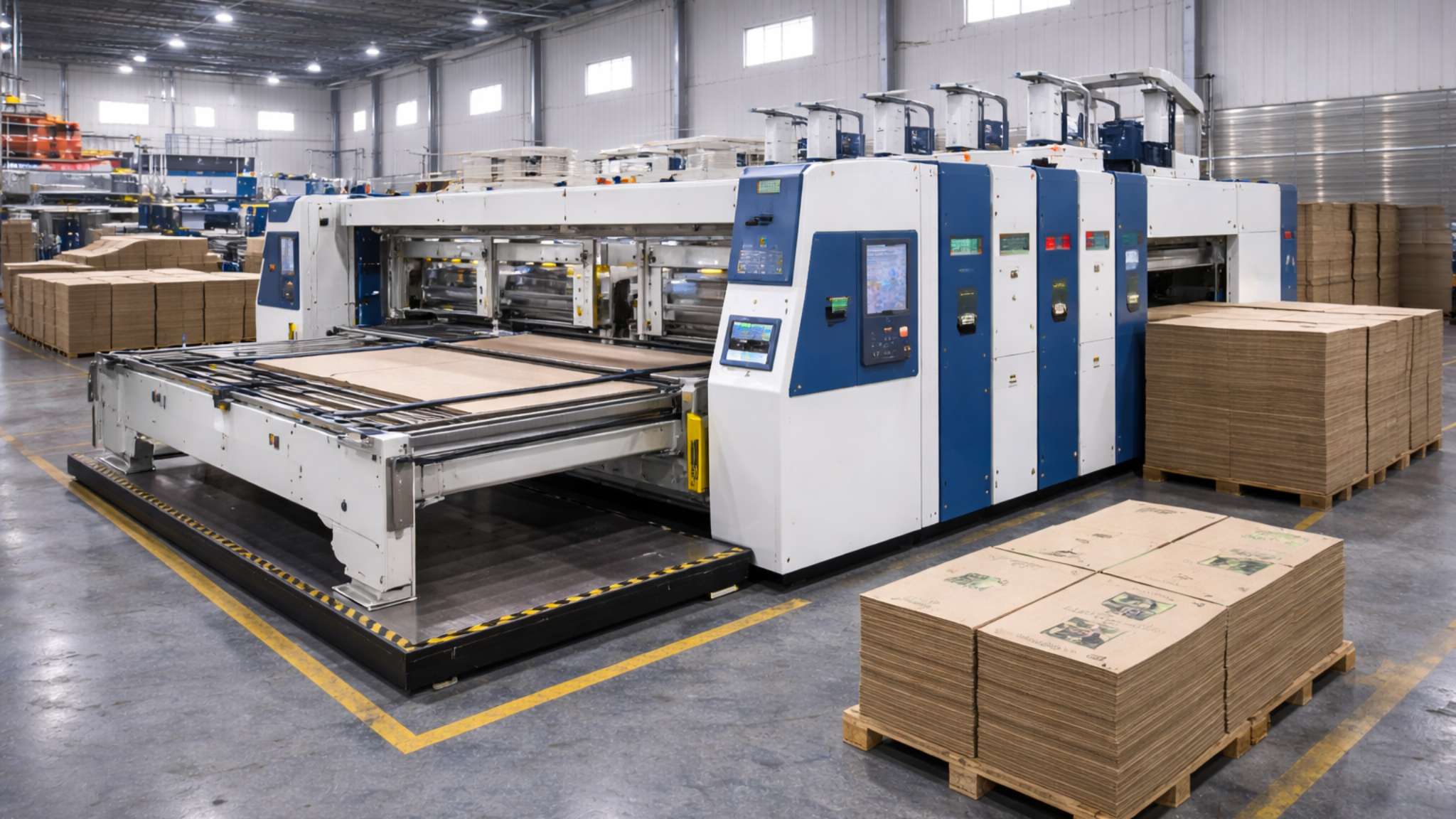 Automatic Carton Printing Machine (3色/4色印刷机) – Máy in carton