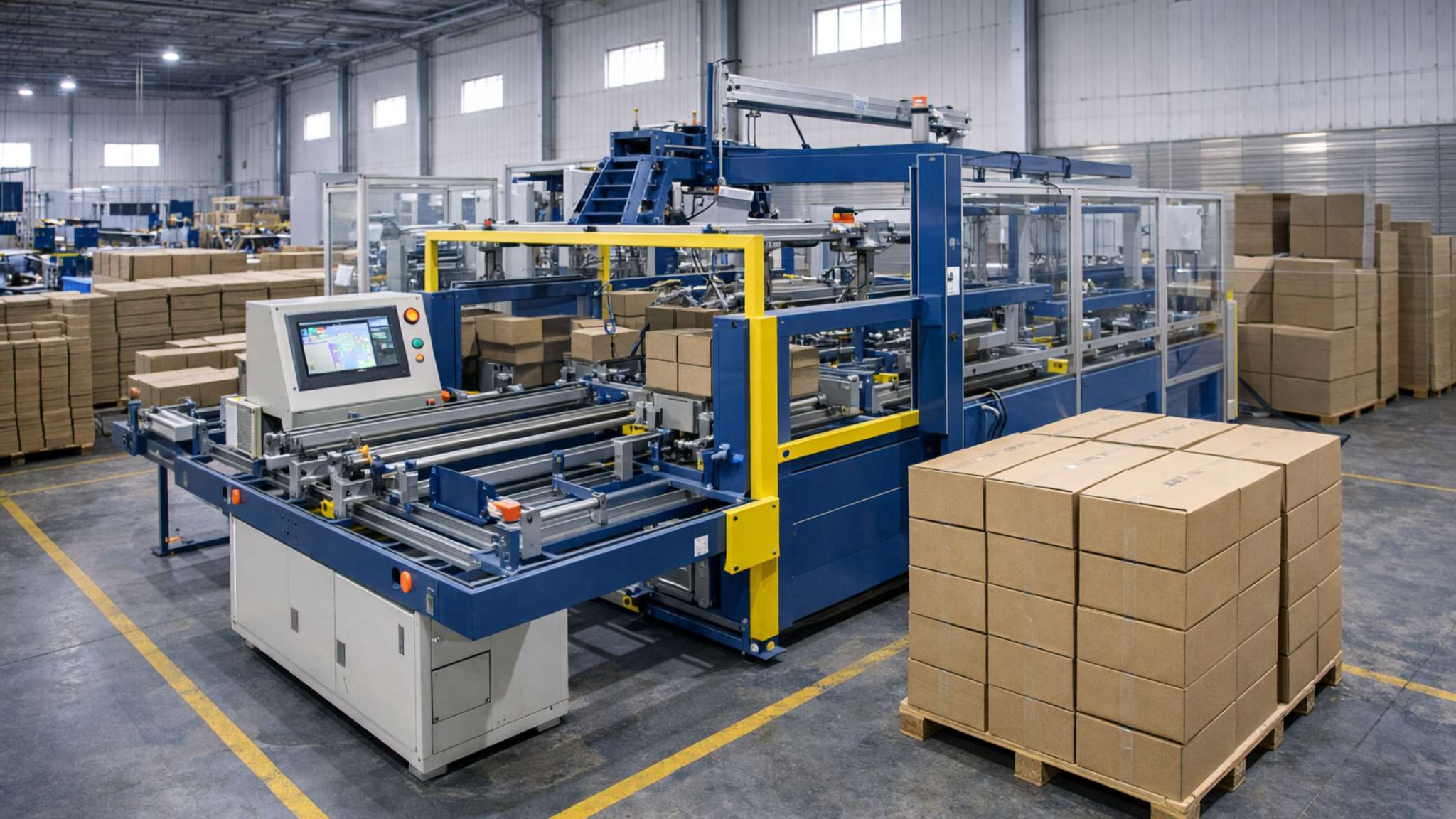 Automatic Carton Packing Machine (自动封箱设备) – Máy đóng thùng carton tự động  