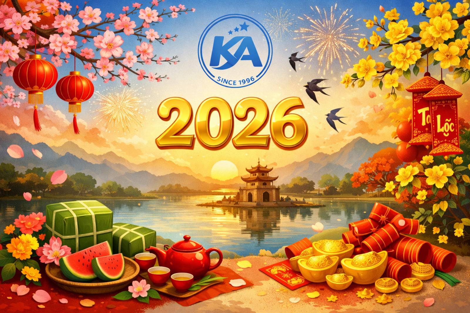 Thư chúc mừng năm mới xuân 2026